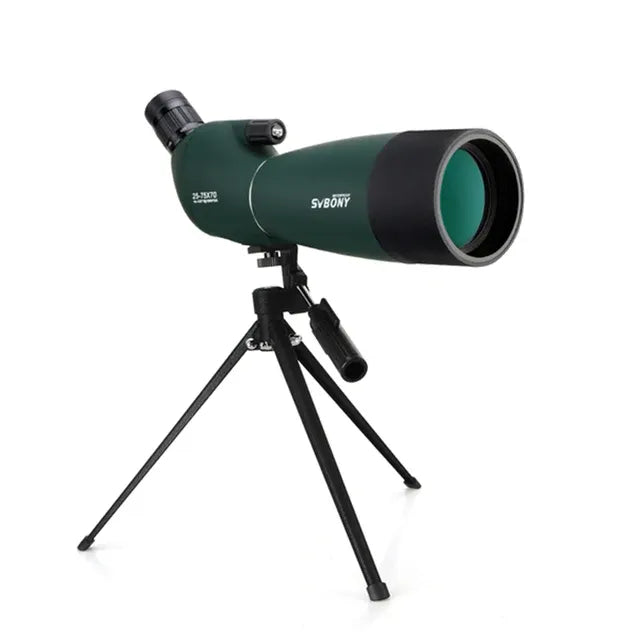 Longue-vue SVBONY SV28 Plus 25–75×70 avec adaptateur smartphone