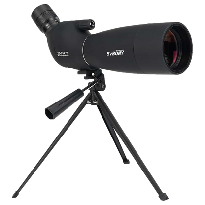 Longue-vue SVBONY SV28 Plus 25–75×70 pour photographie au smartphone