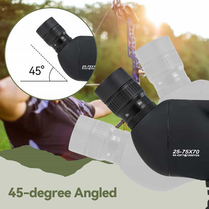 Longue-vue SVBONY SV28 Plus 25–75×70 pour photographie au smartphone