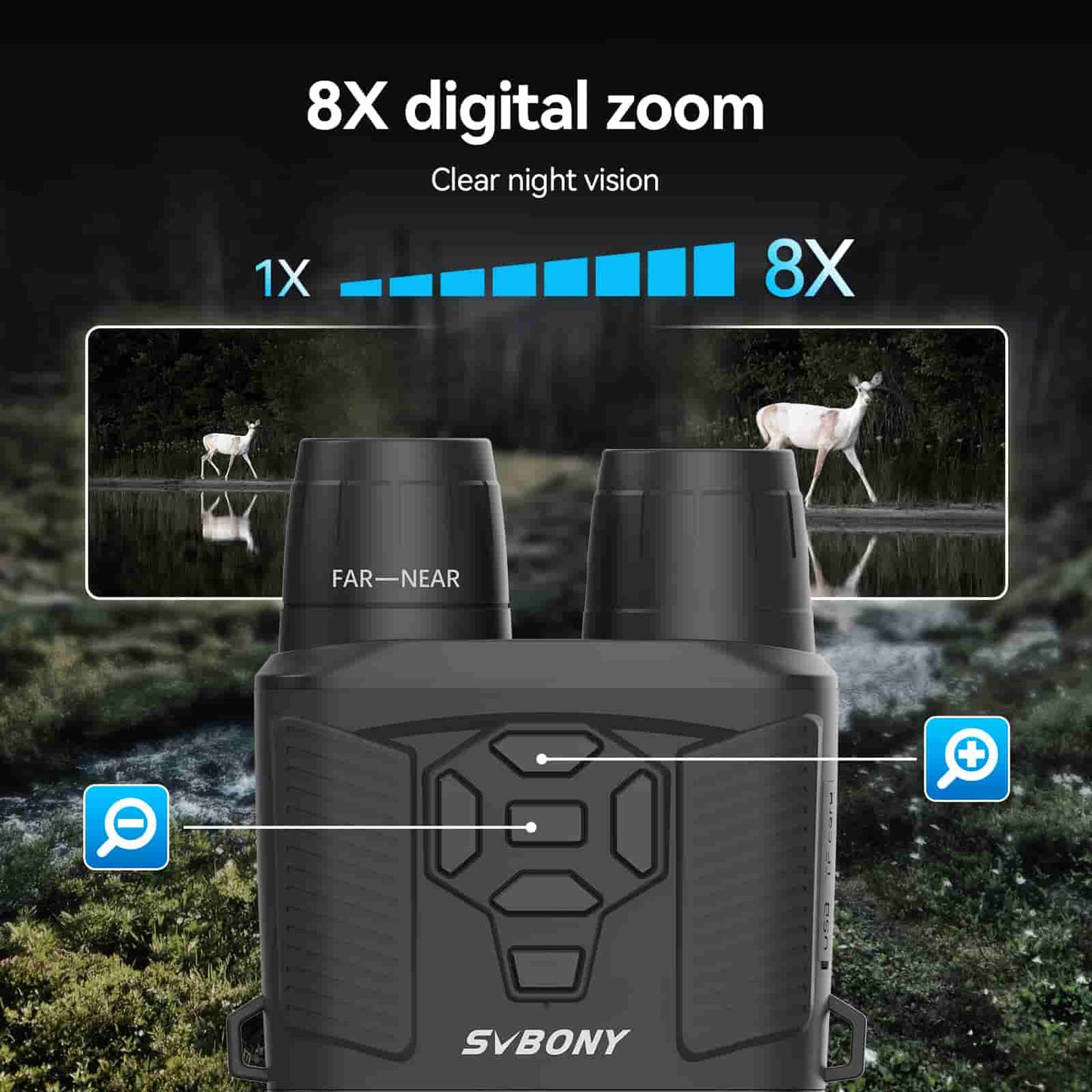 4K Night Vision Binoculars SA206 - SVBONY