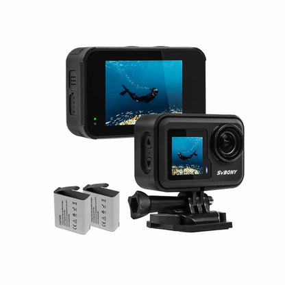 Caméra d'Action ACT20 4K60fps Ultra HD Étanche IPX8 avec Double Écran - SVBONY