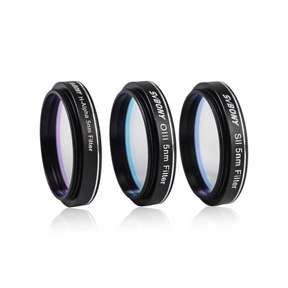SVBONY SV227 SHO SII, H-a, OIII 5nm W9187DA-W9187DB-W9187DC B&H SVBONY SV227 SHO SII, H-a, OIII 5nm W9187DA-W9187DB-W9187DC B&H