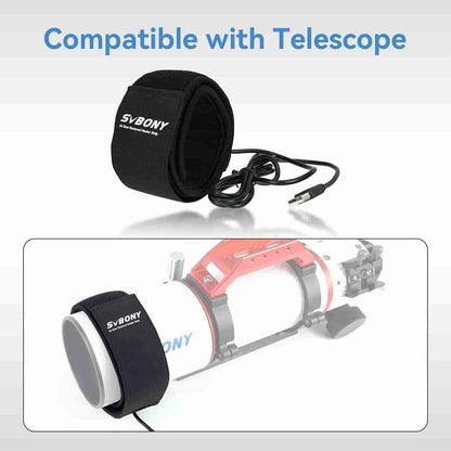 Bande Chauffante Anti-Buée 430mm avec Fonction PWM pour Téléscopes et Appareils Photo - Svbony