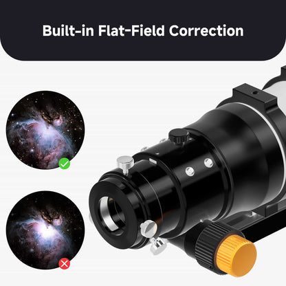 Lunette ED 70mm f/6.78 Quadruplet avec Champ Plat Intégré pour l’Astrophotographie - SVBONY