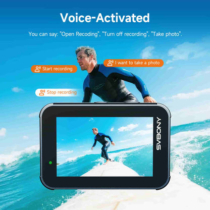 Caméra Sport Étanche ACT20 4K60fps Ultra HD avec Double Écran et Stabilisation - SVBONY