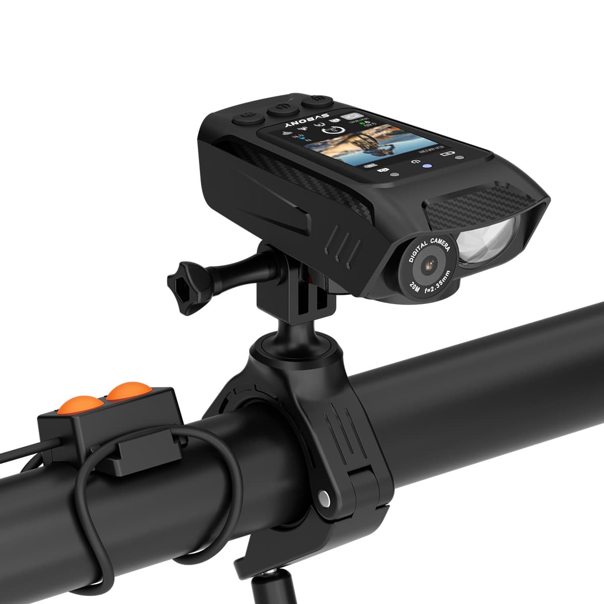 4K-Fahrradkamera SVGo C1 mit GPS, 6-Achsen-Stabilisierung und IPS-Display - SVBONY