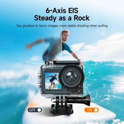 4K/30fps водонепроникна камера дії IPX8 30м з 6-вісною EIS та 5x зумом - SVbony